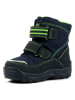 Richter Shoes Winterboots in Dunkelblau/ Grün