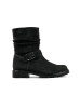 Richter Shoes Leder-Stiefel in Schwarz