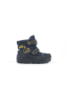 Richter Shoes Botki zimowe w kolorze granatowo-złotym