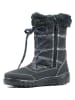 Richter Shoes Winterstiefel in Dunkelblau/ Silber