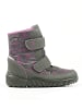 Richter Shoes Winterboots  in Grau/ Lila