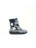 Richter Shoes Botki zimowe w kolorze granatowo-srebrnym