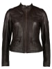 HIS Lederjacke in Dunkelbraun