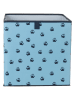 lamino 2-delige set: boxen lichtblauw/donkerblauw - (B)33 x (H)33 x (D)33 cm