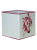 lamino Pudełka (2 szt.) w kolorze kremowym i różowym - 33 x 33 x 33 cm