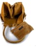 ORE10 Skórzany shopper bag "Rabar" w kolorze jasnobrązowym - 36 x 45 x 19 cm
