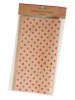 Rice 2-delige set: boterhampapier lichtbruin - 2x 50 stuks