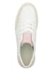 GANT Footwear Leder-Sneakers in Weiß/ Rosa