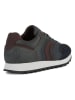 Geox Sneakers "Ponente" antraciet/zwart