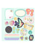 moses. Stickerboek "Flowers & Friends" meerkleurig - (L)17 x (B)17 cm