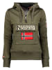 Geographical Norway Hoodie "Gymclass" in Khaki
