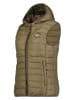 Geographical Norway Kamizelka pikowana "Vatika" w kolorze khaki