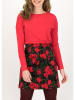 Blutsgeschwister Rok "Velvet eyes" rood/zwart/groen