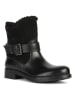 Geox Leder-Boots "Rawelle" in Schwarz