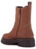 Geox Leder-Chelsea-Boots "Iridea" in Braun