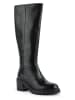 Geox Leder-Stiefel "Damiana" in Schwarz