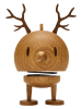 Hoptimist Decofiguur "Reindeer Bumble M" eikenkleurig - (H)11 x Ø 7,5 cm