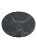 Wenko Küchenrollenhalter "Marmor" in Schwarz - (H)32 x Ø 15 cm