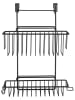 Wenko Küchenschrank-Einhängeregal "Flexi" in Schwarz - (B)32 x (H)47 x (T)12,5 cm