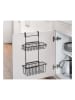 Wenko Küchenschrank-Einhängeregal "Flexi" in Schwarz - (B)32 x (H)47 x (T)12,5 cm