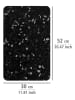 Wenko 2er-Set: Herdabdeckplatten "Terrazzo" in Schwarz - (L)30 x (B)52 cm