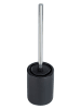 Wenko WC-Garnitur "Laviano" in Schwarz - (H)39 x Ø 9,7 cm