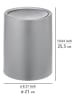 Wenko Schwingdeckeleimer "Atri" in Grau - 6 l