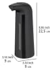 Wenko Sensor zeepdispenser "Larino" zwart - 400 ml
