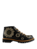 Goby Schnürschuhe in Schwarz/ Beige/ Bunt