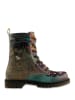 Goby Boots in Braun/ Grün