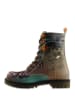 Goby Boots in Braun/ Grün
