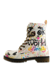 Goby Boots in Weiß/ Bunt
