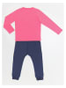 Denokids 2-delige outfit "4 Cats" roze/donkerblauw