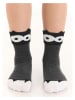 Denokids 2er-Set: Socken "Monsters" in Anthrazit
