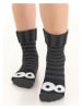 Denokids 2er-Set: Socken "Monsters" in Anthrazit