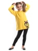 Denokids 2-delige outfit "Bee Yellow" geel/zwart