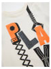 Denokids 2-delige outfit "Letters" wit/zwart/oranje