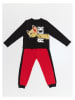 Denokids 2-delige outfit "Cat Rock" zwart/rood