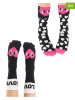 Denokids 2er-Set: Socken "Love" in Schwarz