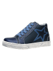 lamino Leren sneakers donkerblauw