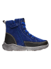 lamino Leder-Boots in Blau