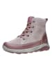 lamino Leder-Boots in Rosa