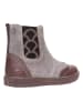 lamino Leder-Chelsea-Boots in Altrosa