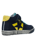 lamino Leren sneakers donkerblauw