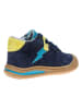 lamino Leren sneakers donkerblauw