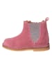 lamino Leren chelseaboots lichtroze