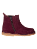 lamino Leren chelseaboots bordeaux