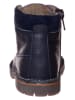 lamino Leder-Boots in Dunkelblau