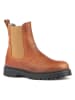 Rap Leder-Chelsea-Boots "Moris" in Hellbraun