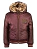 Moodstreet Omkeerbare tussenjas bordeaux/beige